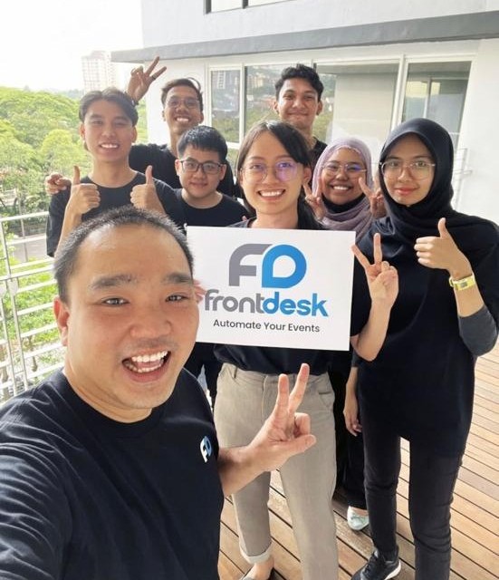 Frontdesk Malaysia team developing event registration and digital automation systems